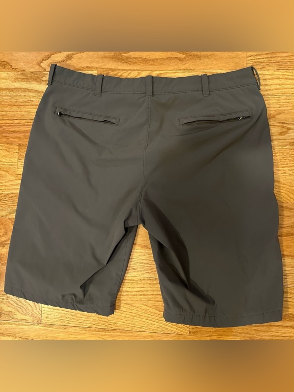 J.Crew Stretch Shorts Men’s 36 Gray Chino Lightweight Summer Casual 10.5” Inseam - Picture 2 of 12